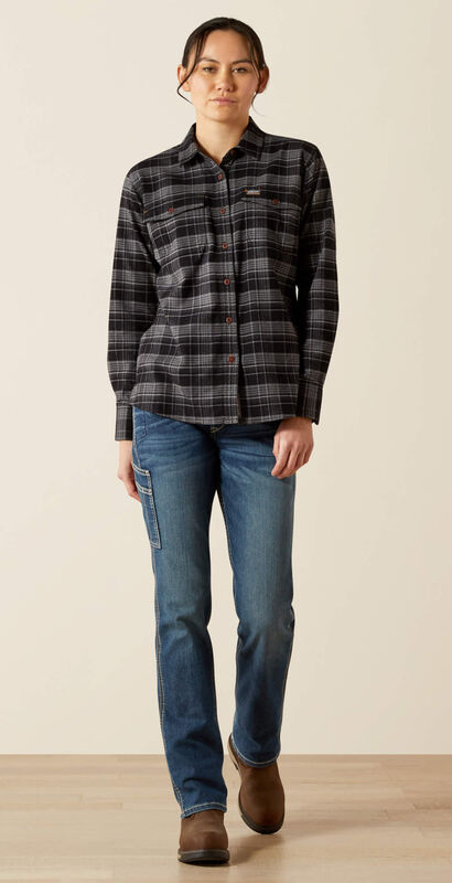 Rebar Flannel DuraStretch Work Shirt Full